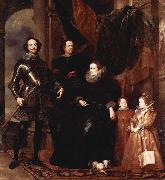 Portrat der Familie Lomellini Anthony Van Dyck